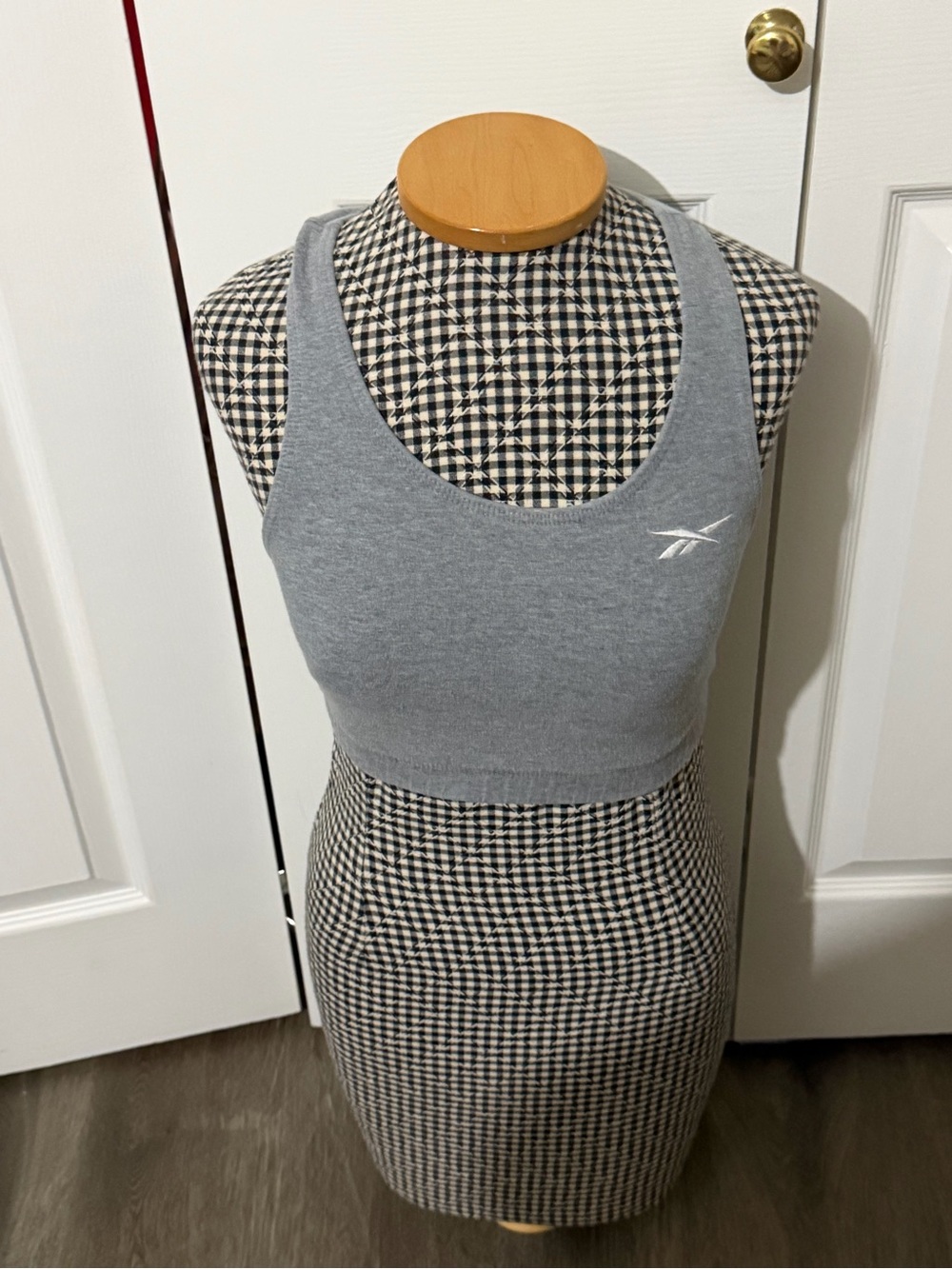 Grey Reebok sports bra size L